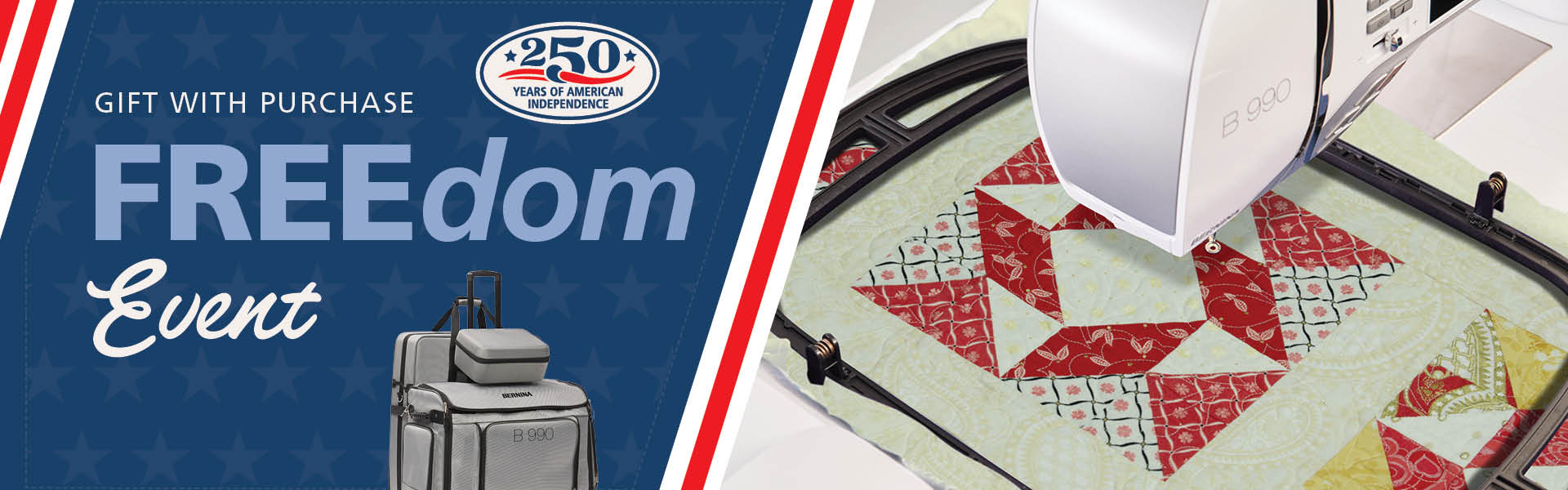 BERNINA Gift with Purchase Promo