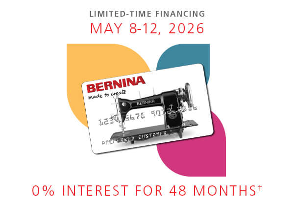 BERNINA Financing Offer